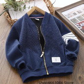 Proljetna jakna za djevojčice i dječake Dječja jakna Bejzbol odijelo Bomber Tiny Pamuk Dječja odjeća za tinejdžere Prošivena od 2 do 13 godina