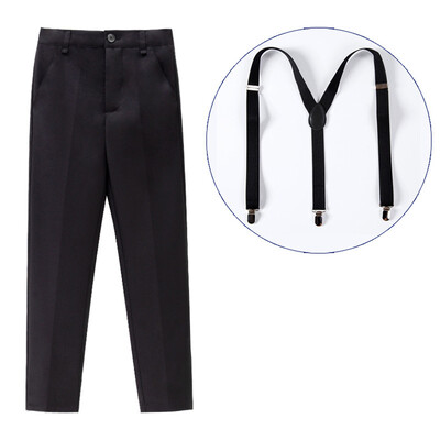 2024. Modni novi ležerni dječji dječački odijelo Hlače Proljeće Jesen Tinejdžerske školske hlače Mornarsko plave dječje crne hlače 110-180 cm