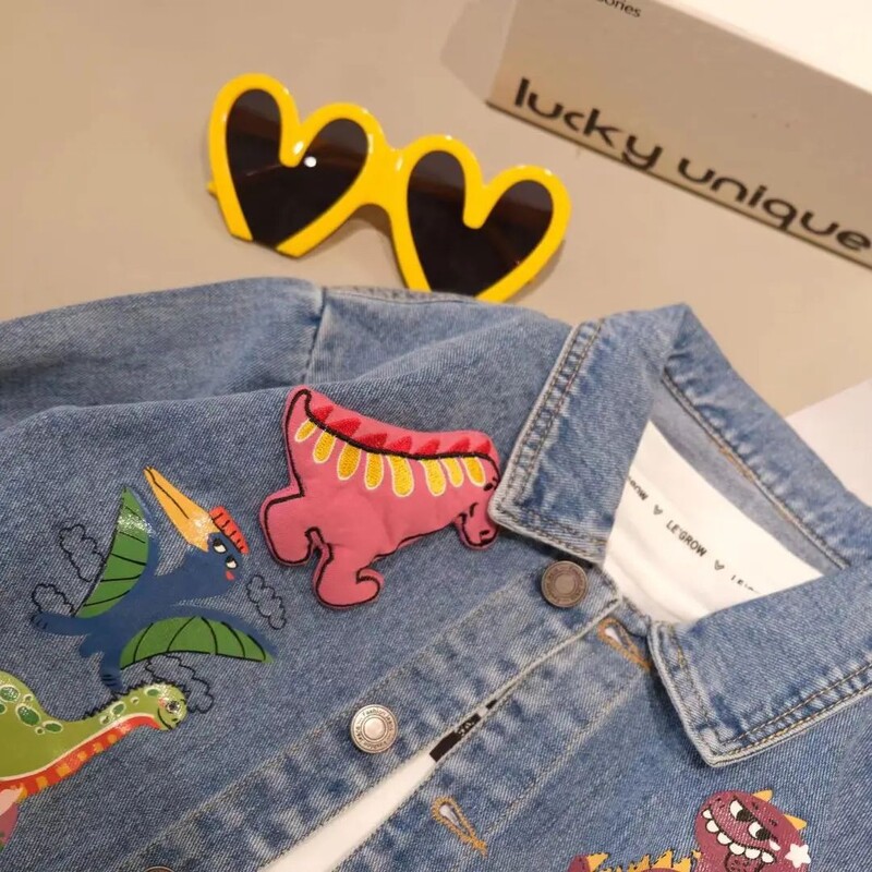 Dječja traper jakna 0-7 godina Modna traper jakna za proljeće i jesen Denim jakna za dječake Jakna za djevojčice Traper odjeća Dječja jakna i kaput