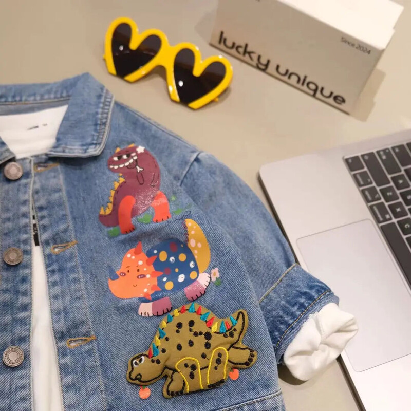 Dječja traper jakna 0-7 godina Modna traper jakna za proljeće i jesen Denim jakna za dječake Jakna za djevojčice Traper odjeća Dječja jakna i kaput