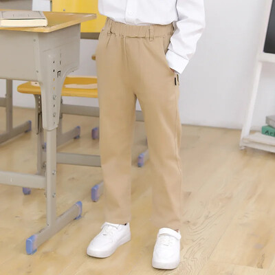 Ανοιξιάτικα και Φθινοπωρινά Μοντέλα Casual Ναυτικό Παντελόνι Φοιτητικά Σχολική Στολή Παντελόνι Παιδικό Παντελόνι Αγόρια Χακί Σχολικά Ρούχα