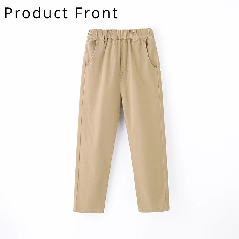 Ανοιξιάτικα και Φθινοπωρινά Μοντέλα Casual Ναυτικό Παντελόνι Φοιτητικά Σχολική Στολή Παντελόνι Παιδικό Παντελόνι Αγόρια Χακί Σχολικά Ρούχα