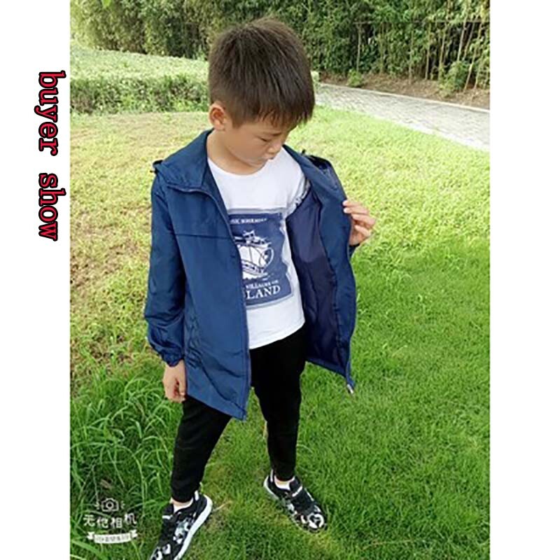 Proljetna jakna za dječake 3-15T, dječja jesenska vjetrovka s kapuljačom, tinejdžerska odjeća, sportski kaput za velike dječake, odjeća za dječake, jakna s patentnim zatvaračem