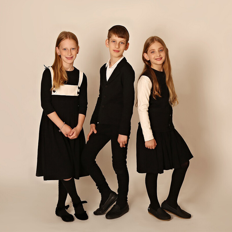 3-12 ani Copii Pantaloni skinny Baieti Uniforme scolare negre Adolescenti Pantaloni formali cu talie reglabila Imbracaminte stretch toamna iarna