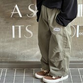 2024. Proljeće ljeto Ravne hlače s vezom za dječake Lagane i tanke dječje mekane široke ležerne cargo hlače