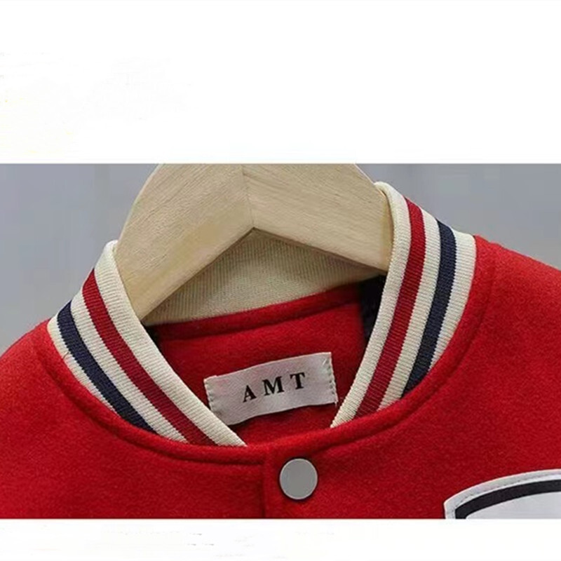 Laste poiste ja tüdrukute kevadine ja sügisene pesapallisärk 2024, uus lasteriiete mantel, laste Korea versiooni jopetrend