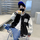 Jesenske bomber jakne za djecu Modna bejzbolska uniforma za dječake Ležerni kaput Studentska gornja odjeća Dječje sportske majice 4 6 8 10 11 12 Y