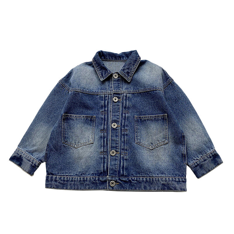 Μπουφάν για αγόρια Βαμβακερό πανωφόρι πανωφόρι 2023 Jean Spring Φθινόπωρο Υψηλής ποιότητας Παιδικά Ζεστά Ρούχα