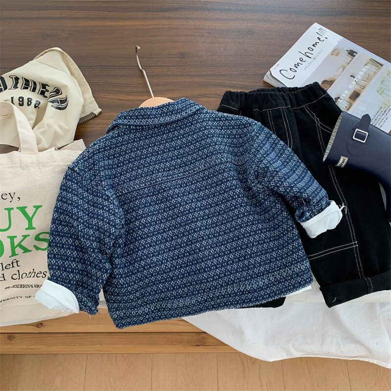 Μπουφάν για αγόρια Βαμβακερά πανωφόρια παλτό 2023 Πολυτελές σχέδιο Άνοιξη Φθινόπωρο για εφήβους Δώρο Κορυφαία παιδικά ρούχα