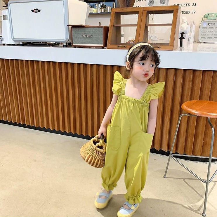 2022 Djevojčice Proljeće Jesen Ljeto Odjeća Kombinezoni Hlače Modni Dječji Kombinezoni Dječja Odjeća