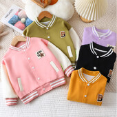 Nove bejzbolske jakne Proljeće Jesen Odjeća za djevojčice i dječake Dječji pamučni kaputi Sportski kostimi za tinejdžere Dječja sportska odjeća Gornja odjeća