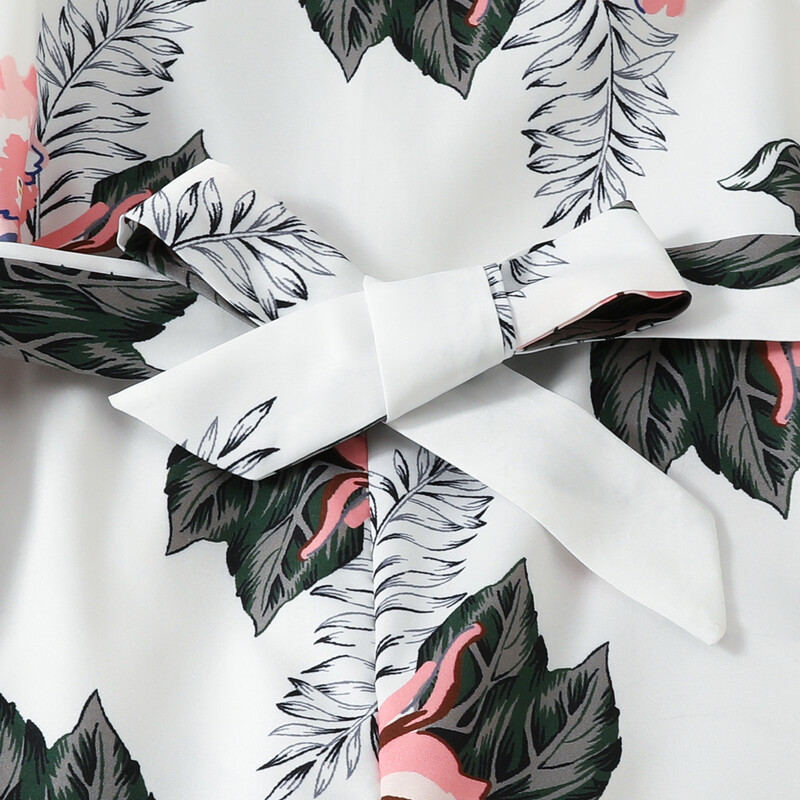 Djevojački kombinezon s printom, blagdanski stil, europski i američki modni kombinezon