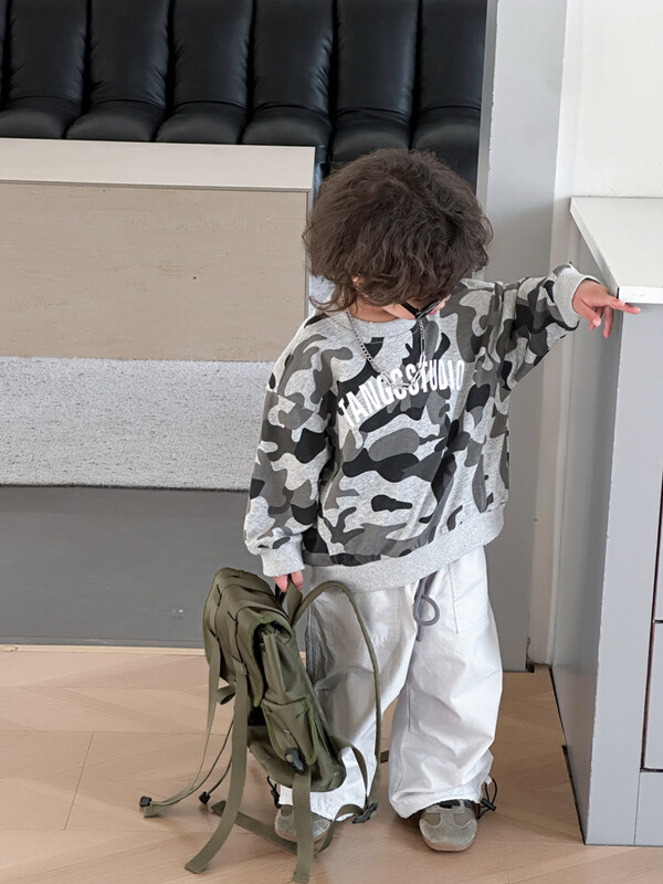 Dječje cargo ležerne hlače 2024. proljeće za dječake nova korejska verzija dječjih hlača ravnih nogavica sve hlače plima