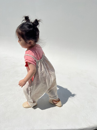 Ljeto 2024. Široki kombinezoni za djevojčice Svestrani dječji sling hlače Dječji kombinezon s točkastim printom Ležerne hlače za malu djecu Dječja odjeća