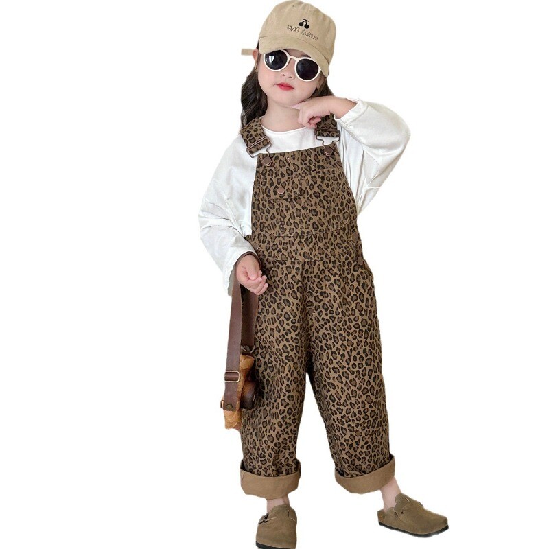 2024. Dječja jesenska odjeća Hlače Bebe Dječaci Kombinezoni s leopard printom Individualni modni kombinezon za djevojčice 100% pamuk visoke kvalitete