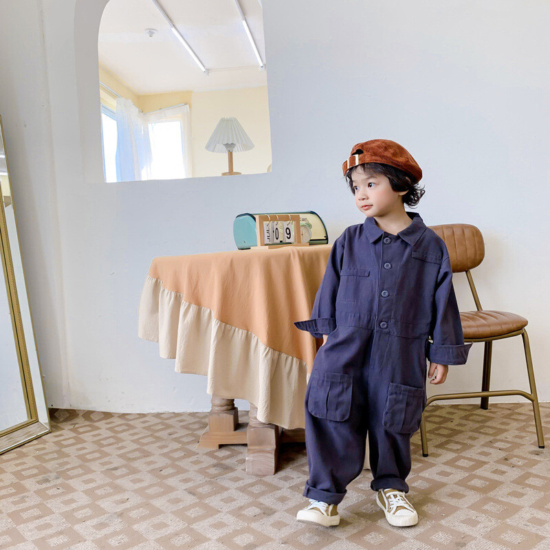 Proljeće 2022. Unisex kombinezoni za dječake Djevojčice Dječje modne široke hlače u korejskom stilu Dječji kombinezon dugih rukava Odjeća za malu djecu