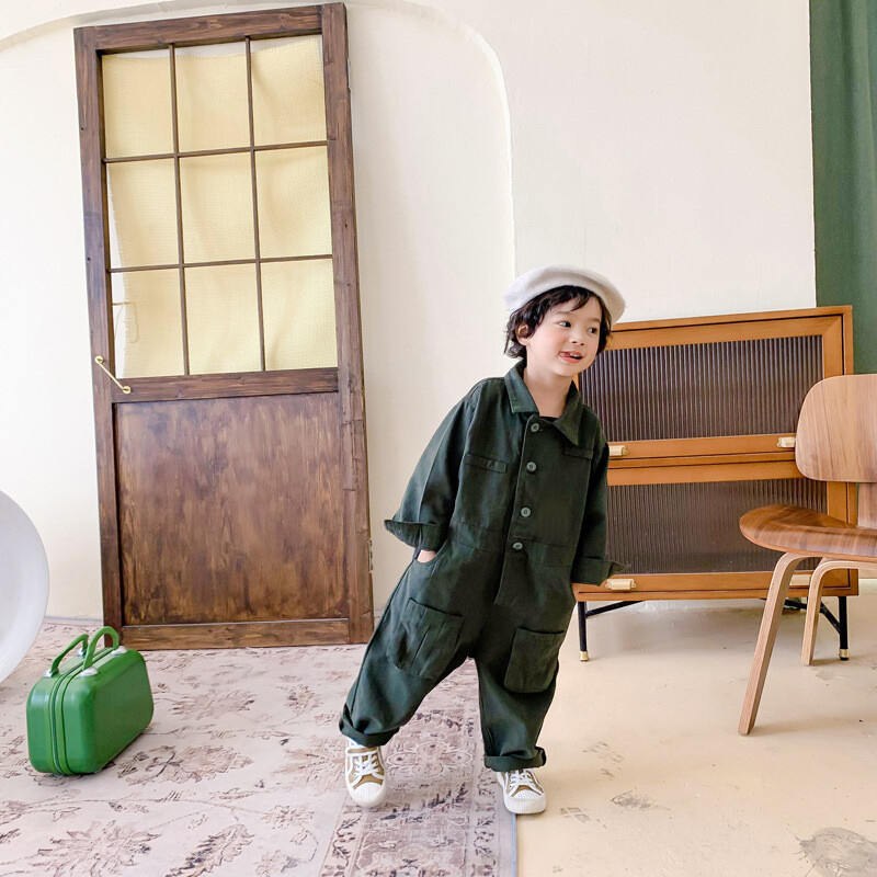 Proljeće 2022. Unisex kombinezoni za dječake Djevojčice Dječje modne široke hlače u korejskom stilu Dječji kombinezon dugih rukava Odjeća za malu djecu