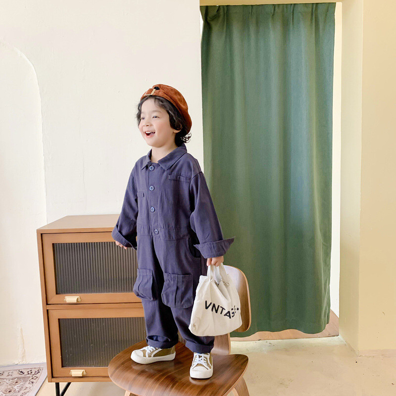 Proljeće 2022. Unisex kombinezoni za dječake Djevojčice Dječje modne široke hlače u korejskom stilu Dječji kombinezon dugih rukava Odjeća za malu djecu
