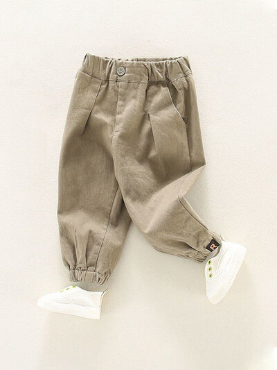 LJMOFA Bebe Dječaci Ležerne trenirke Cargo hlače Dječja odjeća Dječje trkače Jesen Jednobojna Zimska Gornja odjeća za djevojčice Sportske hlače