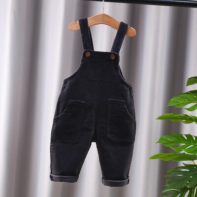 Παιδικά Παντελόνια Μονόχρωμα Αγόρια και Κορίτσια Casual Παντελόνια Κοτλέ λουράκια Παντελόνι Βρεφικό Παντελόνι για 1-4 Χρόνια Παιδικό Παντελόνι