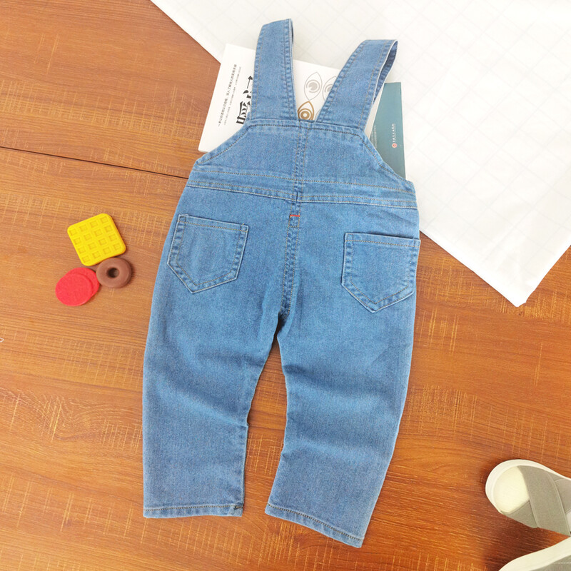 IENENS Dječji kombinezon za malu djecu, duge hlače, svijetloplave traper majice, dječje traperice, kombinezon, odjeća za djevojčice, donji dio 0-3 godine