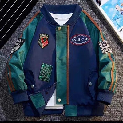Copii Băieți Tricou Baseball Primăvară și Toamnă Tineret Ediție Coreeană Jachetă Băieți Jachetă Băieți Sport Tricou Baseball Lejer