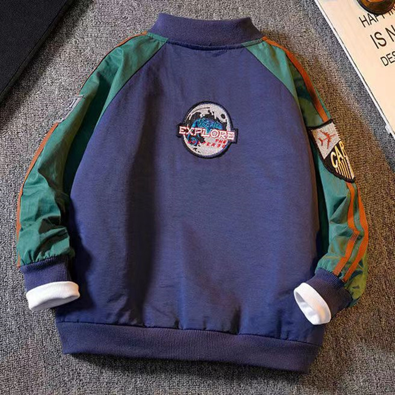 Dječji bejzbolski dres za dječake Proljeće i jesen Omladinski korejski kaput Jakna za dječake Sportski široki bejzbolski dres za dječake