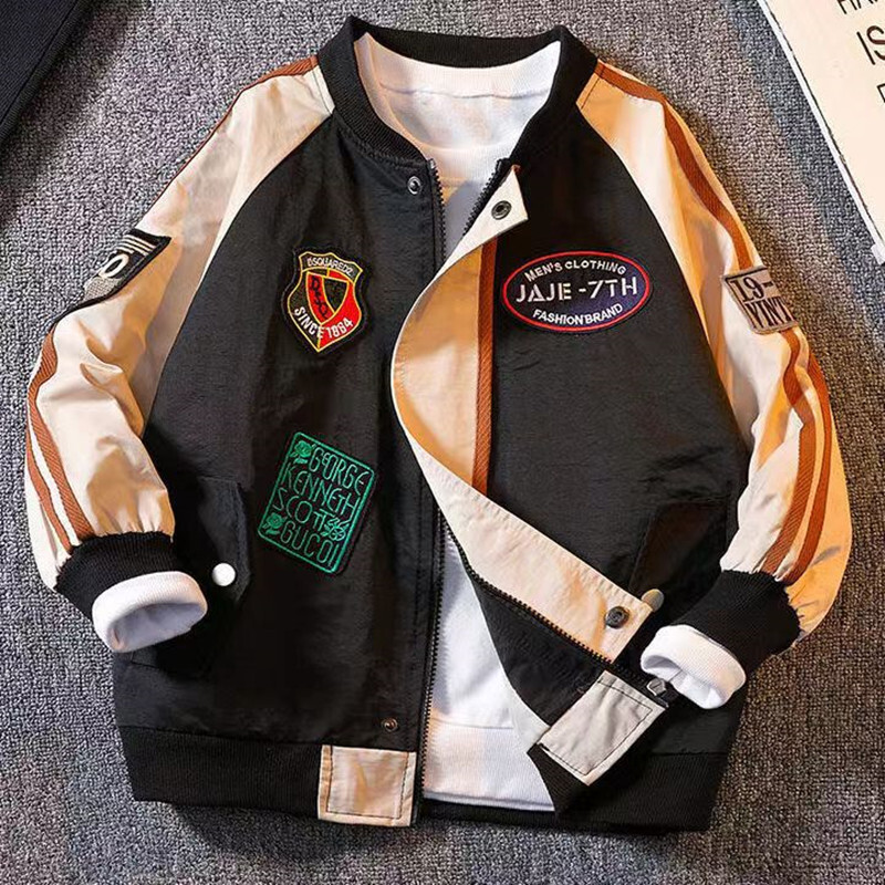 Dječji bejzbolski dres za dječake Proljeće i jesen Omladinski korejski kaput Jakna za dječake Sportski široki bejzbolski dres za dječake