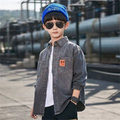 2024. aasta sügisene poiste vabaaja teksasärk Beebidele lastele, pikkade varrukatega teksapluus 3–12 a.