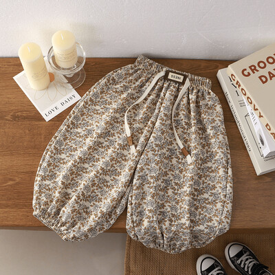 Dječje hlače Dječaci Ljetne široke hlače za djevojčice Hlače za zaštitu od komaraca Hlače za sunčanje Dječje ležerne hlače s elastičnim strukom 1-9