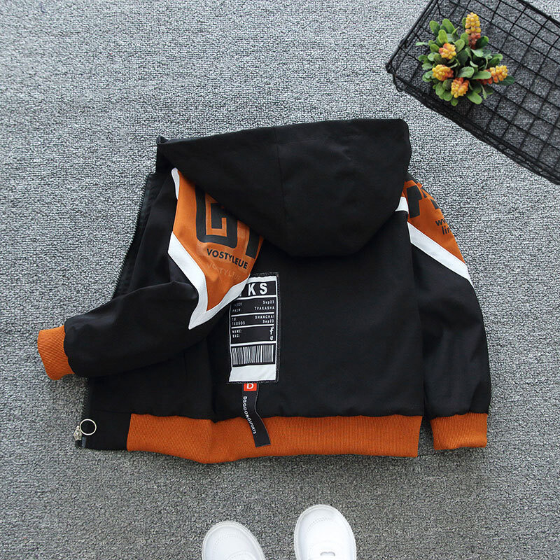 Casual Windbreakers Μπουφάν Άνοιξη Φθινόπωρο Αγόρια με κουκούλα Πανωφόρια Παιδικά Ενδύματα Εφηβικά Μακρυμάνικα Παλτό Μεγάλα Παιδικά Αδιάβροχα