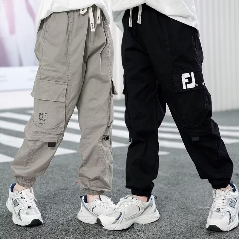 Αγόρια παντελόνια 2024 Νέα Άνοιξη και Φθινόπωρο Αγόρια Παιδική Εργασία Παντελόνι Παιδικό Παντελόνι Παντελόνι Καλοκαιρινό και Φθινοπωρινό Παντελόνι Μονόχρωμο