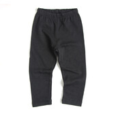 Poiste ja tüdrukute pikad püksid mustad puuvillased vöökohaga elastsed püksid kevad/sügis lasteriided püksid poiste komplekt püksid lasteriided