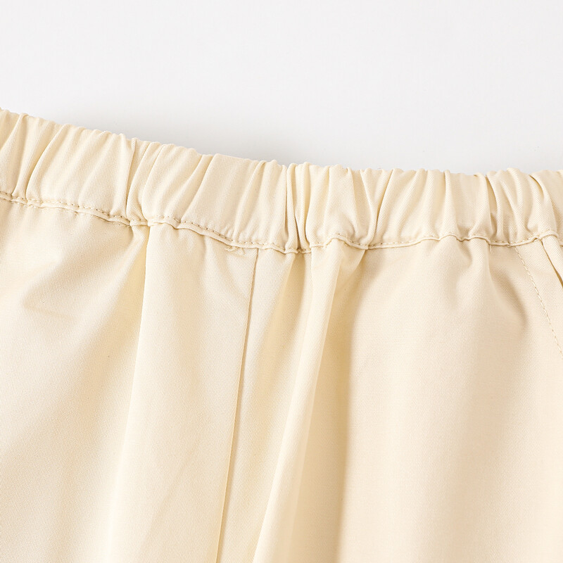 PatPat väikelapse poiss, 100% puuvillased ühevärvilised taskudisainiga elastsed püksid