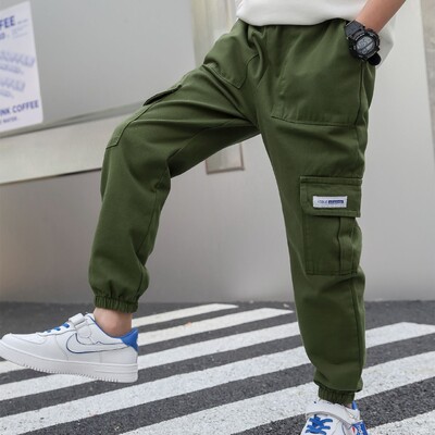 2023. Moda Proljeće Jesen Pamučne hlače za dječake Dječje hlače Ležerne dječje sportske hlače Odjeća za tinejdžersku djecu od 3-12 godina