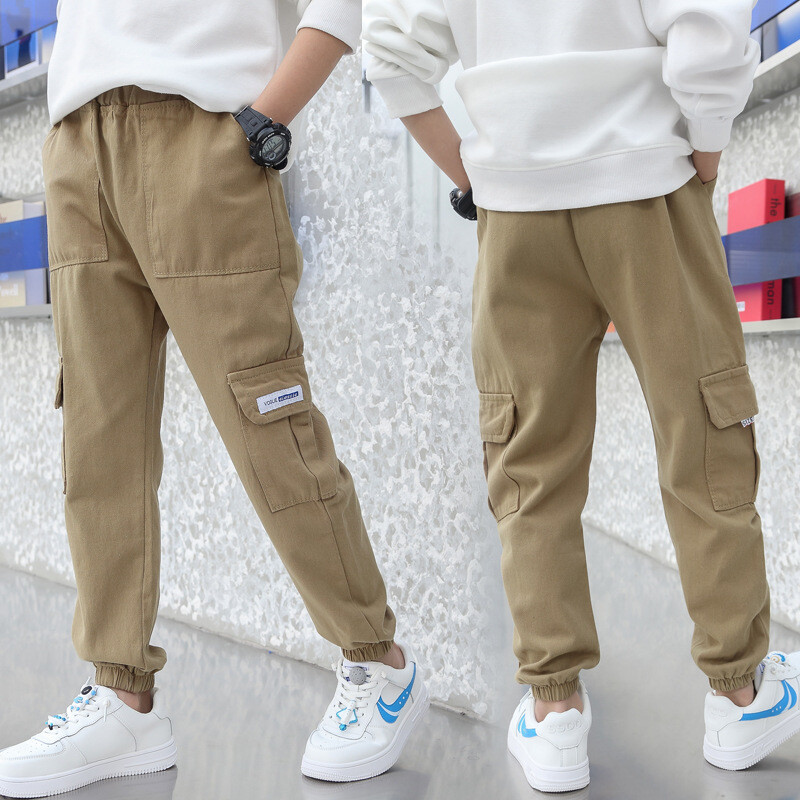 2023. Moda Proljeće Jesen Pamučne hlače za dječake Dječje hlače Ležerne dječje sportske hlače Odjeća za tinejdžersku djecu od 3-12 godina