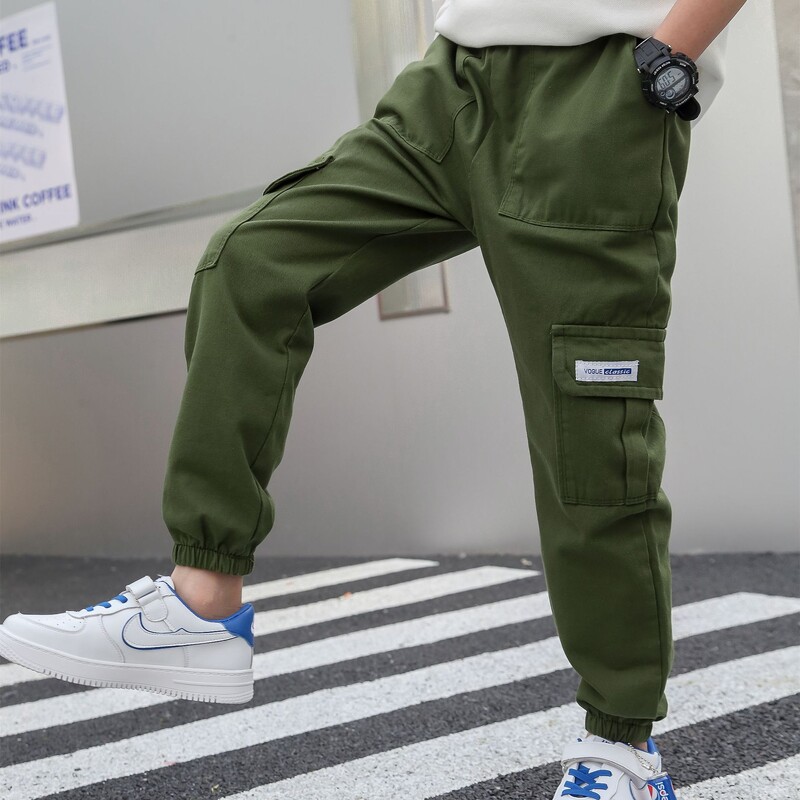 2023. Moda Proljeće Jesen Pamučne hlače za dječake Dječje hlače Ležerne dječje sportske hlače Odjeća za tinejdžersku djecu od 3-12 godina