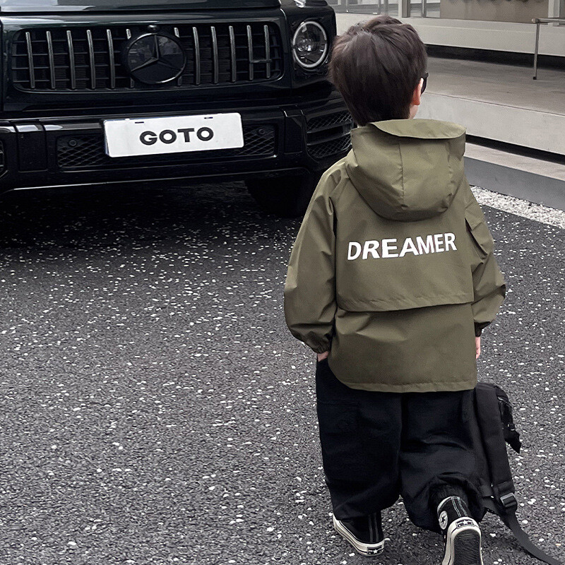 Jakne za dječake Jesen Zima 2024. Dječji kaputi Modne majice s kapuljačom za djecu Tinejdžeri Gornja odjeća Vjetrovke za školsku bebu