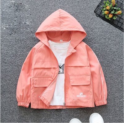 Kaput Dječak Jakna Djevojčica Proljeće Jesen Dječji Kardigan Gornja odjeća Odjeća Dječja tanka vjetrovka s patentnim zatvaračem Jakna za bebe