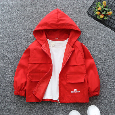 Kaput Dječak Jakna Djevojčica Proljeće Jesen Dječji Kardigan Gornja odjeća Odjeća Dječja tanka vjetrovka s patentnim zatvaračem Jakna za bebe