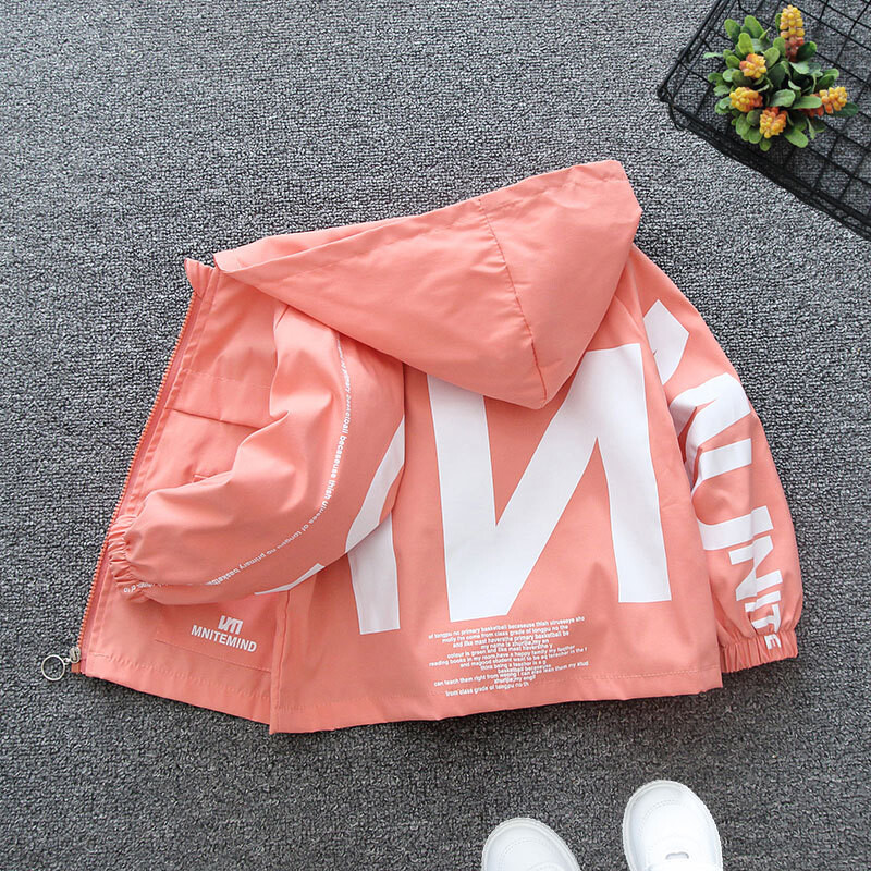 Kaput Dječak Jakna Djevojčica Proljeće Jesen Dječji Kardigan Gornja odjeća Odjeća Dječja tanka vjetrovka s patentnim zatvaračem Jakna za bebe