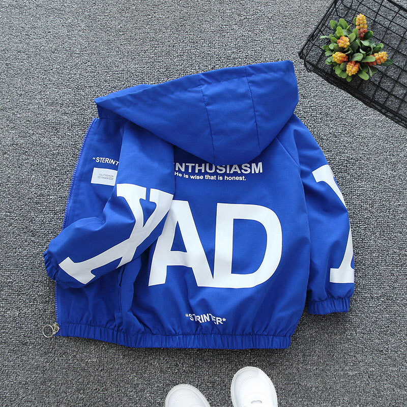 Kaput Dječak Jakna Djevojčica Proljeće Jesen Dječji Kardigan Gornja odjeća Odjeća Dječja tanka vjetrovka s patentnim zatvaračem Jakna za bebe