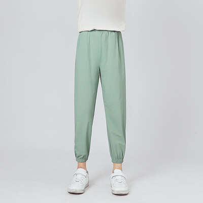 Ljetne duge hlače za dječake Srednje velike dječje hlače od tanke ledene svile koja se brzo suši