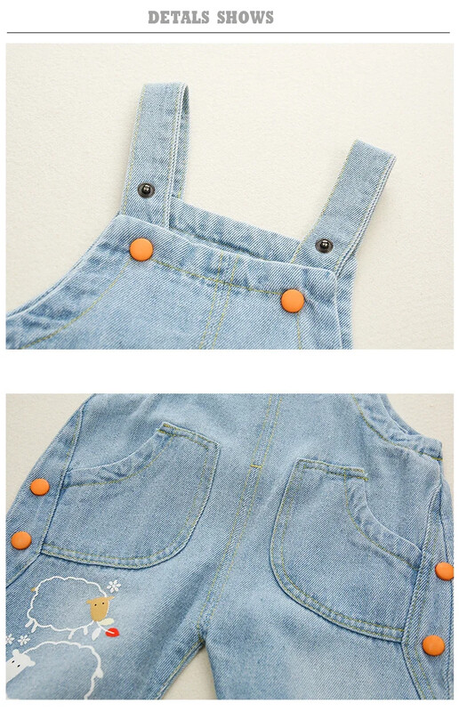 IENENS Dječja odjeća za bebe Odjeća Džemperi Dječaci Djevojčice Dungerees Dječje kombinezone Hlače Denim Traperice Kombinezoni Kombinezoni za malu djecu