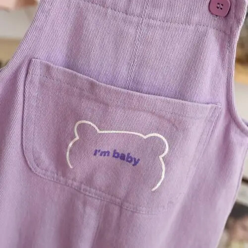 2023 Dječaci Djevojčice Slatki medo Kombinezoni s džepovima Hlače Proljeće Jesen Djeca Djeca Pamuk Ležerne udobne hlače sa štiklima Odjeća