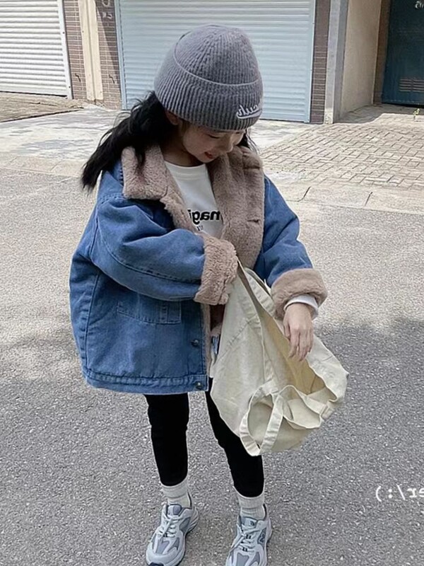 2024. Jesen Zima Gornja odjeća za djecu za velike dječake Kaput od flisa Deblja topla traper jakna za malu djecu Dječaci Parke od 2 do 11 godina