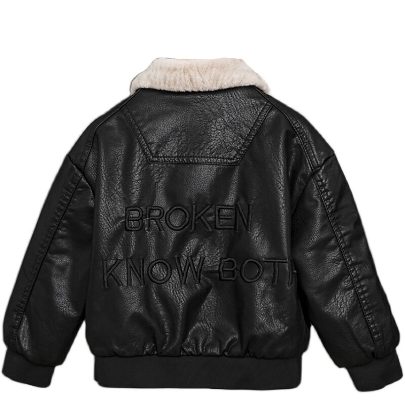 2-8 godina, djeca, dječaci, baršunasti kaputi, nova zimska moda 2022., debele tople kožne biciklističke jakne s patentnim zatvaračem, dječja odjeća, gornja odjeća