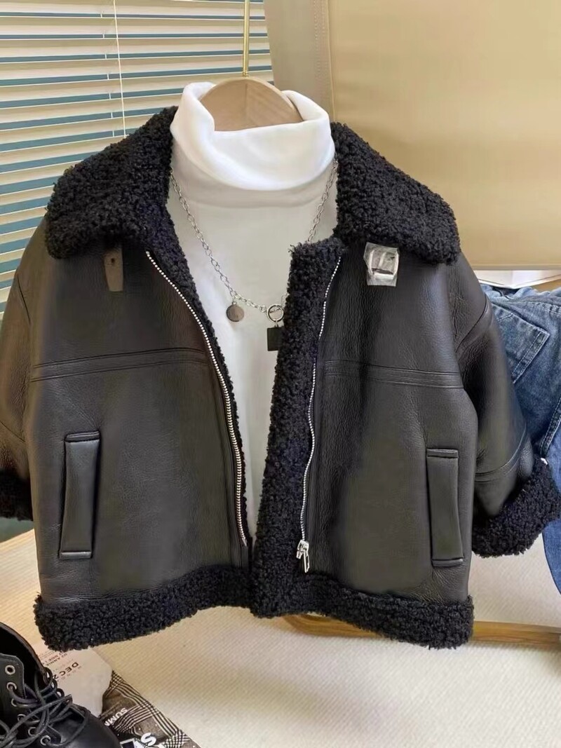 Nove jakne za dječake Debljina kože od flisa Dječji kaputi Modna dječja gornja odjeća Zima Jesen 2023-A0122