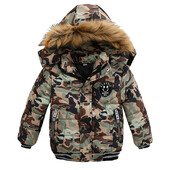 Dječje ležerne jakne s kapuljačom za dječake Odjeća Zima 2024 Nova dječja moda Deblji kaput s dugim rukavima Snowwear Snowsuits