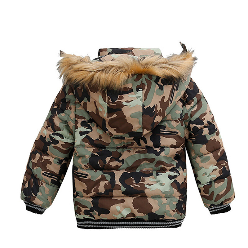 Dječje ležerne jakne s kapuljačom za dječake Odjeća Zima 2024 Nova dječja moda Deblji kaput s dugim rukavima Snowwear Snowsuits